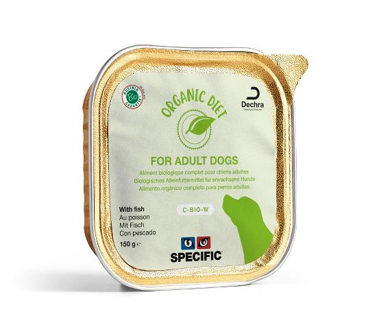 C-BIO-W Organic Fish Våtfoder - 5 x 150 g