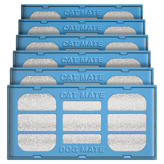 Dog Mate dricksfontän, 6 liter - Ersättningsfilter (6 st)