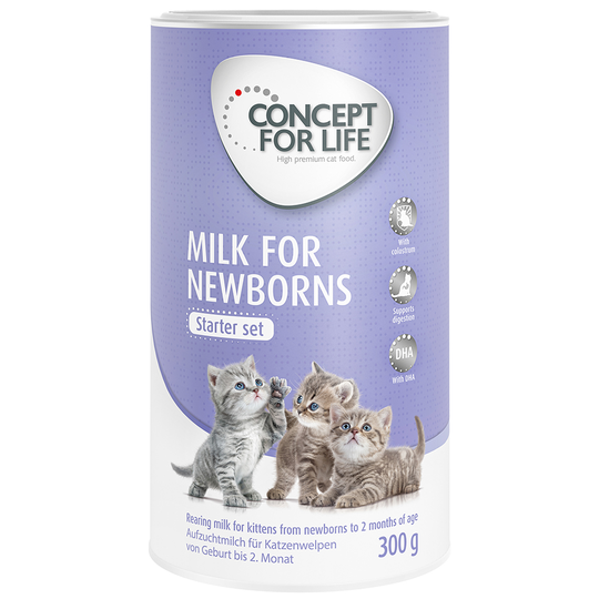 Concept for Life Milk for Newborns - startset - Ekonomipack: 2 x 300 g (6 påsar à 100 g)