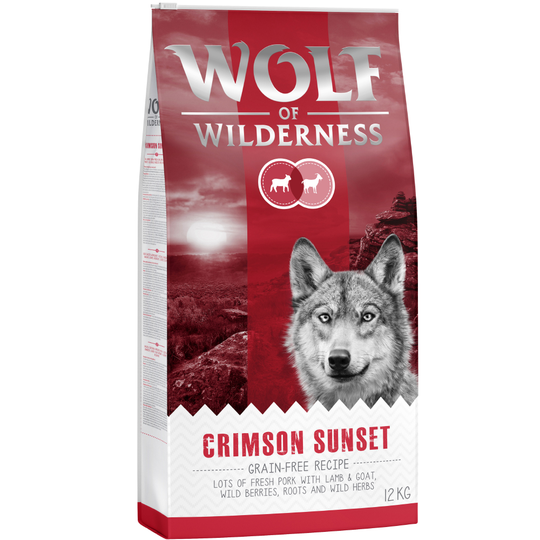 Wolf of Wilderness Crimson Sunset - Lamb & Goat - 12 kg