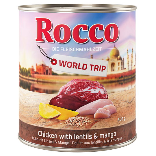 Rocco World Trip India - Ekonomipack: 24 x 800 g