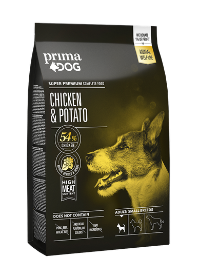 Kyckling & Potatis Foder Smårasiga Hundar - 4 kg