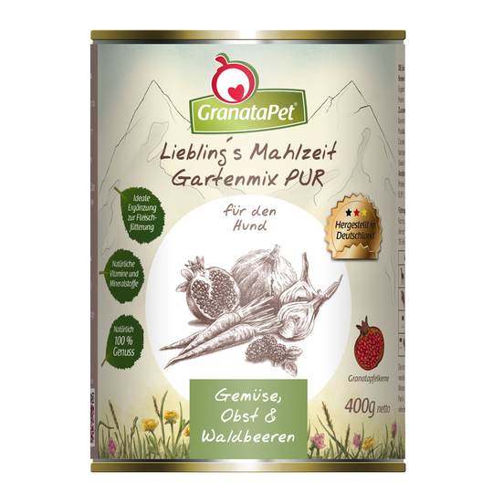 GranataPet Liebling's Mahlzeit Garden Mix - Ekonomipack: 12 x 375 g