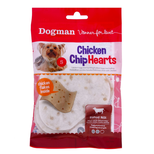 Dogman chicken chips Hearts 30g/ 4 st