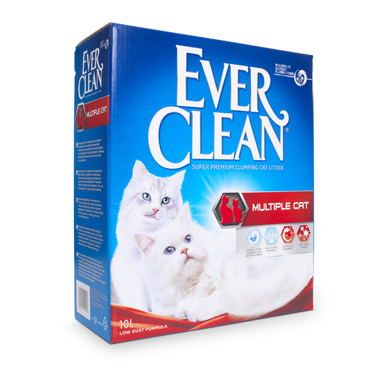 Ever Clean® Multiple Cat Clumping kattsand - 10 l