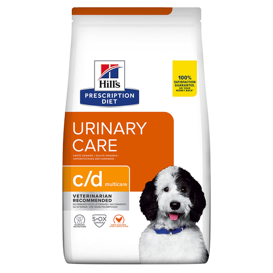 Hill's Prescription Diet c/d Multicare Urinary Care Chicken hundfoder - Ekonomipack: 2 x 12 kg