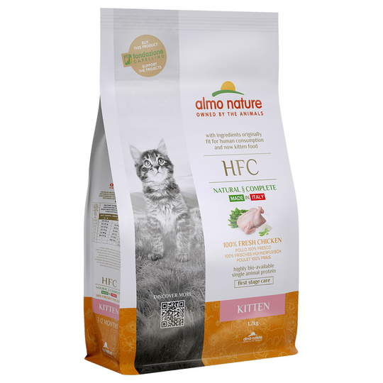 Almo Nature HFC Kitten Chicken - Ekonomipack: 2 x 1,2 kg