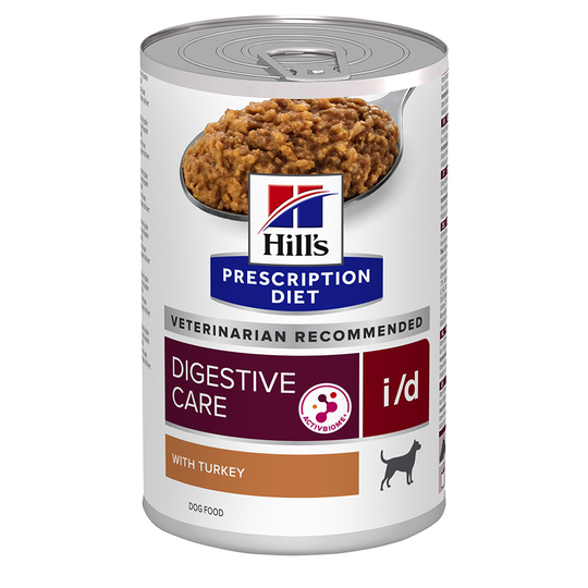 Hill's Prescription Diet i/d Digestive Care Turkey hundfoder - Ekonomipack: 48 x 370 g