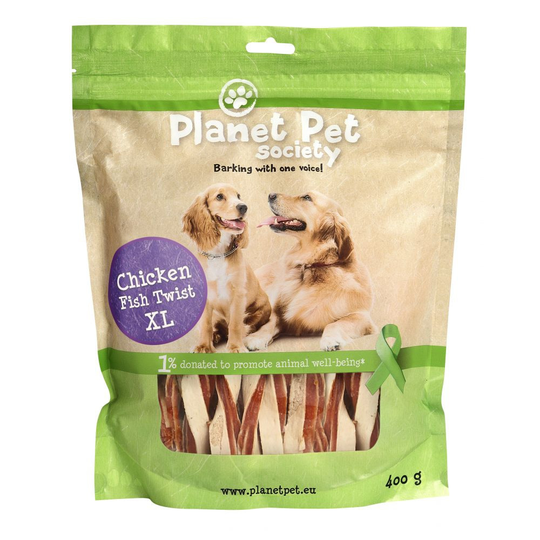 Planet Pet Society Twist Chicken & Fish XL 400 g