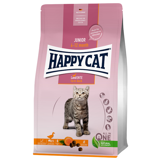 1,3 kg Happy Cat torrfoder till sparpris! - Young Junior Farm Poultry