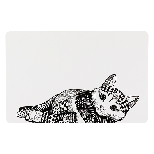 Trixie Cat skålunderlägg - L 44 × B 28 cm