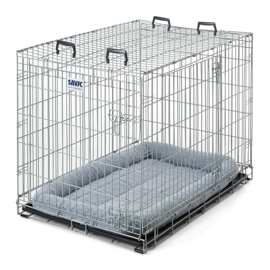 Savic Dog Residence med kudde - Storlek L: B 71 x D 107 x H 81 cm