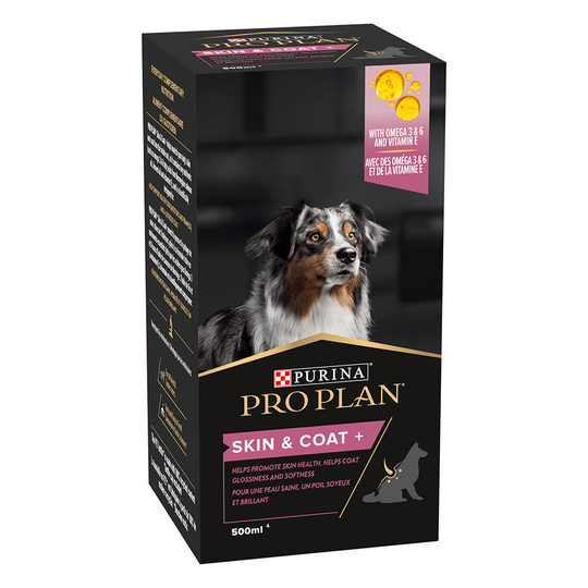 PRO PLAN Dog Adult & Senior Skin and Coat Supplement olja - 500 ml