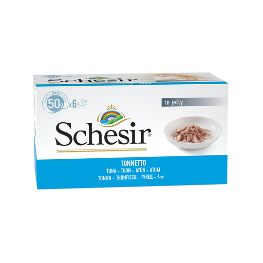 Schesir Small i gelé 6 x 50 g - Tonfisk