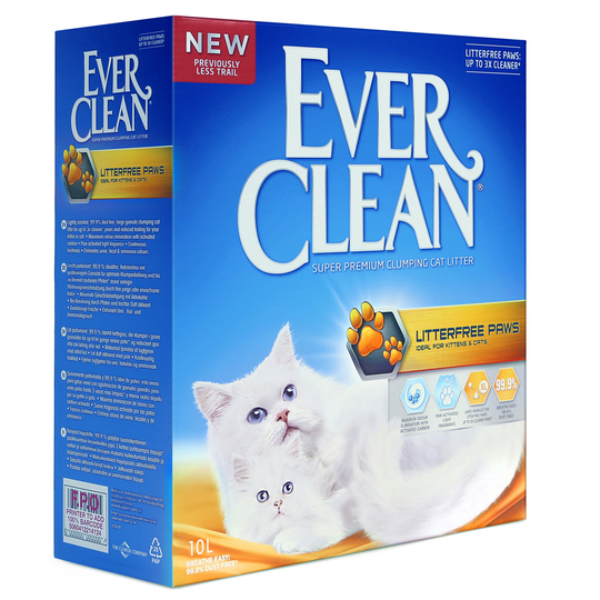 Ever Clean® Litterfree Paws kattsand - 10 l