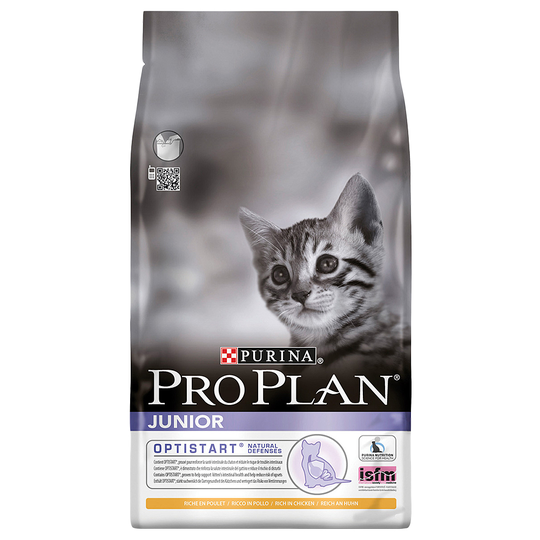 9 + 1 kg på köpet! 10 kg Pro Plan torrfoder för katt - Kitten Chicken