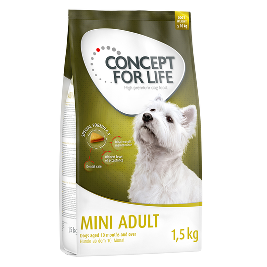 Concept for Life 1 / 1,5 kg till lågt prova-på-pris! - Mini Adult 1,5 kg