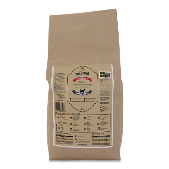Lamm & Ris Small Breed /Valp Hundfoder - 12 kg