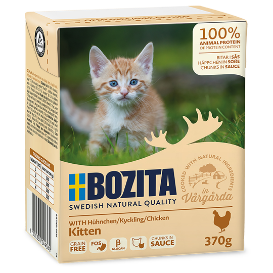 Bozita Kitten bitar i sås - Ekonomipack: 24 x 370 g