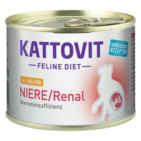 Kattovit Renal (njursvikt), 185 g Ekonomipack: 24 x 185 g Kyckling