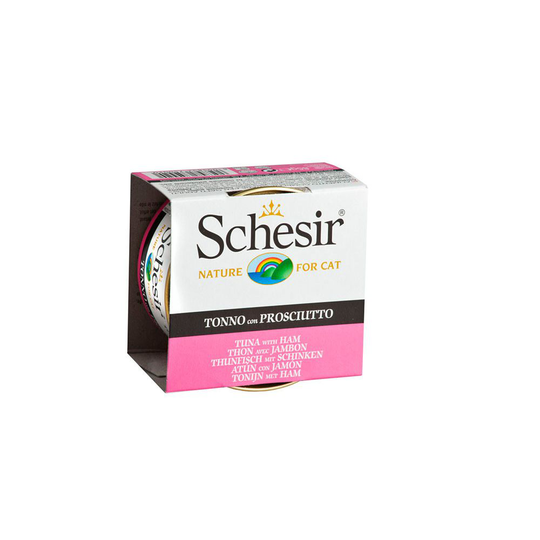 Schesir Adult Tonfisk & Skinka i Gelé 85 g