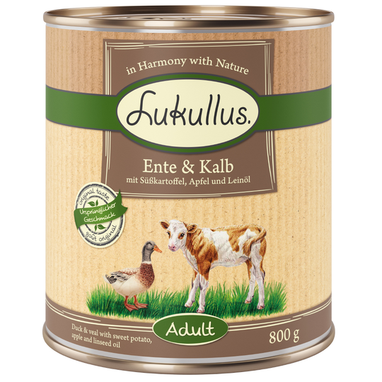 Lukullus Anka & kalv 6 x 800 g