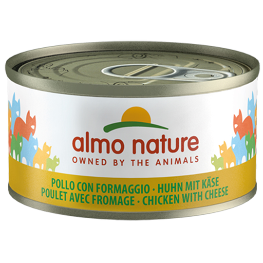Almo Nature 6 x 70 g - Kyckling & ost