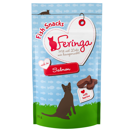 Feringa Fish Snack Lax - Ekonomipack: 3 x 35 g