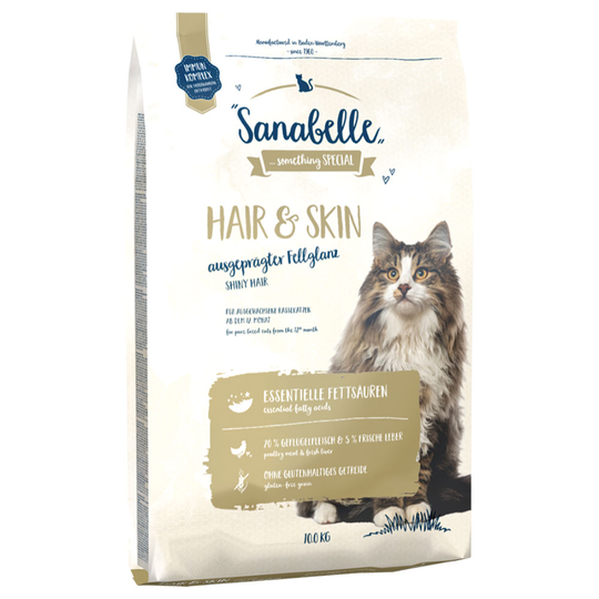 Ekonomipack: Sanabelle torrfoder 2 x 10 kg - Hair & Skin (2 x 10 kg)