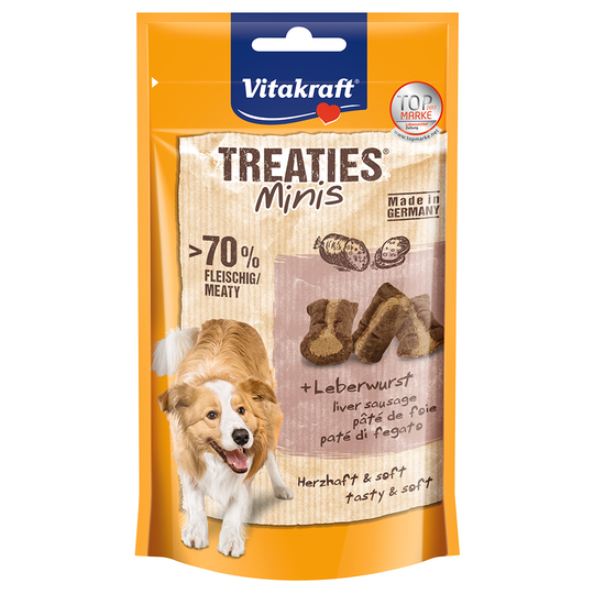 Vitakraft Treaties Bits Mini Leverpastej - 48 g
